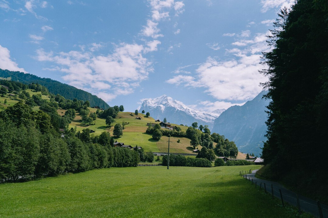 swiss countryside pollution